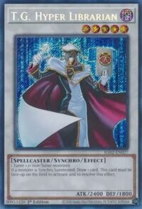 T.G. Hyper Librarian - RA02-EN027 - Secret Rare 1st Edition - Ingles