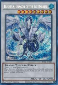 Trishula Dragon of the Ice Barrier - RA02-EN026 - Secret Rare 1st Edition - Ingles