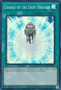 Charge of the Light Brigade - RA02-EN055 - Super Rare 1st Edition - Ingles