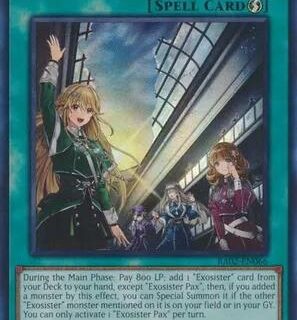Exosister Pax - RA02-EN066 - Super Rare 1st Edition - Ingles
