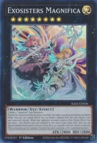 Exosisters Magnifica - RA02-EN038 - Super Rare 1st Edition - Ingles