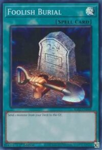 Foolish Burial - RA02-EN049 - Super Rare 1st Edition - Ingles