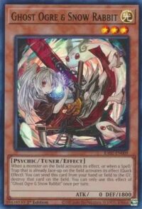 Ghost Ogre & Snow Rabbit (Alternate Art) - RA02-EN009 - Super Rare 1st Edition - Ingles