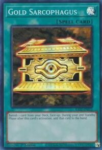 Gold Sarcophagus - RA02-EN052 - Super Rare 1st Edition - Ingles