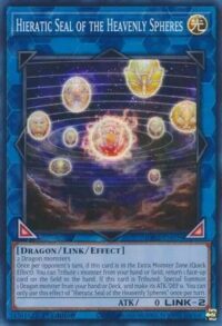 Hieratic Seal of the Heavenly Spheres - RA02-EN039 - Super Rare 1st Edition - Ingles