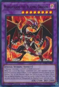 Masquerade the Blazing Dragon - RA02-EN022 - Super Rare 1st Edition - Ingles