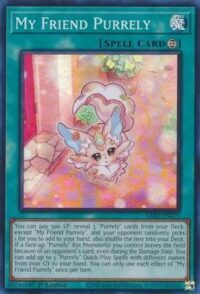 My Friend Purrely - RA02-EN071 - Super Rare 1st Edition - Ingles