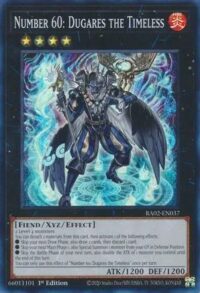 Number 60: Dugares the Timeless - RA02-EN037 - Super Rare 1st Edition - Ingles