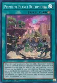 Primitive Planet Reichphobia - RA02-EN067 - Super Rare 1st Edition - Ingles
