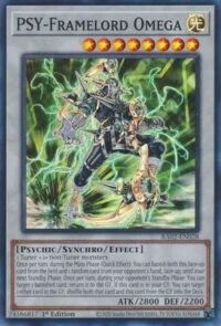 PSY-Framelord Omega - RA02-EN028 - Super Rare 1st Edition - Ingles
