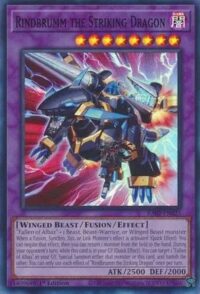 Rindbrumm the Striking Dragon - RA02-EN025 - Super Rare 1st Edition - Ingles