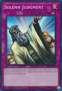 Solemn Judgment - RA02-EN075 - Super Rare 1st Edition - Ingles