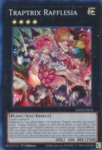 Traptrix Rafflesia - RA02-EN034 - Super Rare 1st Edition - Ingles