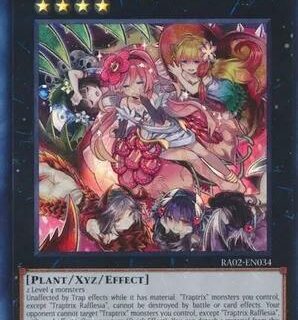 Traptrix Rafflesia - RA02-EN034 - Super Rare 1st Edition - Ingles