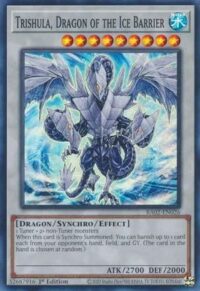 Trishula Dragon of the Ice Barrier - RA02-EN026 - Super Rare 1st Edition - Ingles