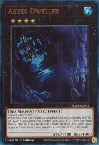 Abyss Dweller - RA02-EN033 - Ultimate Rare 1st Edition - Ingles