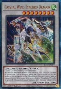 Crystal Wing Synchro Dragon - RA02-EN029 - Ultimate Rare 1st Edition - Ingles