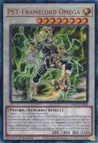 PSY-Framelord Omega - RA02-EN028 - Ultimate Rare 1st Edition - Ingles