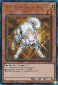 Ryko Lightsworn Hunter - RA02-EN003 - Ultimate Rare 1st Edition - Ingles