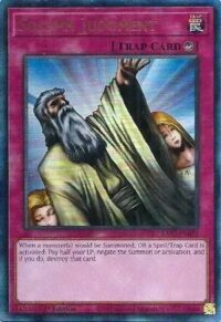 Solemn Judgment - RA02-EN075 - Ultimate Rare 1st Edition - Ingles