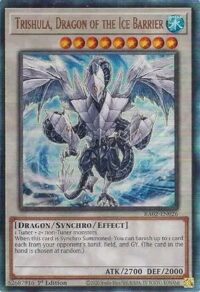 Trishula Dragon of the Ice Barrier - RA02-EN026 - Ultimate Rare 1st Edition - Ingles