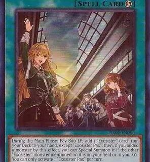 Exosister Pax - RA02-EN066 - Ultra Rare 1st Edition - Ingles