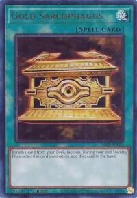 Gold Sarcophagus - RA02-EN052 - Ultra Rare 1st Edition - Ingles