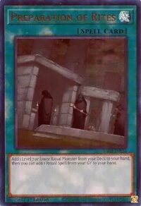 Preparation of Rites - RA02-EN056 - Ultra Rare 1st Edition - Ingles