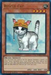 Rescue Cat - RA02-EN001 - Ultra Rare 1st Edition - Ingles