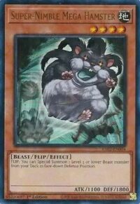 Super-Nimble Mega Hamster - RA02-EN004 - Ultra Rare 1st Edition - Ingles