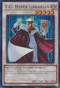T.G. Hyper Librarian - RA02-EN027 - Ultra Rare 1st Edition - Ingles