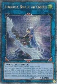 Apollousa Bow of the Goddess (Alt Art) RA02-EN040 Quarter Century Rare 1st Edition - Ingles