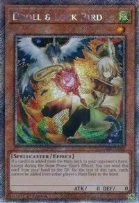 Droll & Lock Bird (Alternate Art) - RA02-EN006 - Platinum Secret Rare 1st Edition - Ingles