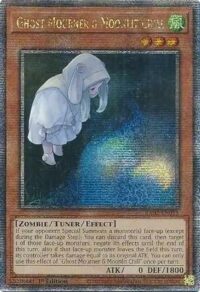 Ghost Mourner & Moonlit Chill (Alt Art) RA02-EN015 Quarter Century Rare 1st Edition - Ingles