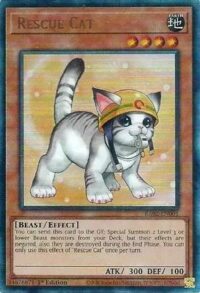 Rescue Cat (Alternate Art) - RA02-EN001 - Ultimate Rare 1st Edition - Ingles