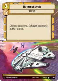 Outmaneuver (Hyperspace) - 483 - Uncommon - inglés (Foil)