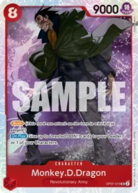 Monkey.D.Dragon OP07-015 - Super Rare