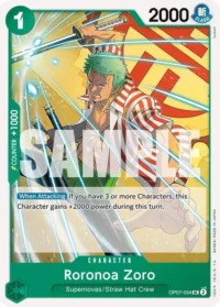 Roronoa Zoro OP07-034 - Uncommon