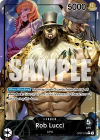 Rob Lucci OP07-079 (Parallel) - Leader