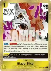 Blaze Slice op07 - 116 - Rare
