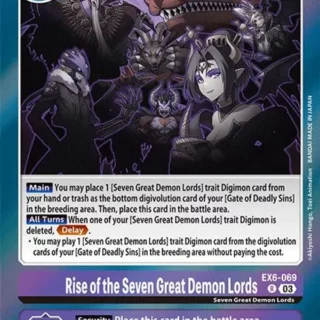 Rise of the Seven Great Demon Lords - EX6-069 R