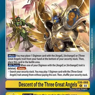 Descent of the Three Great Angels - EX6-068 R