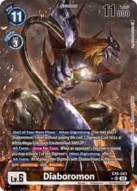Diaboromon (Alternate Art) - EX6-043 SR