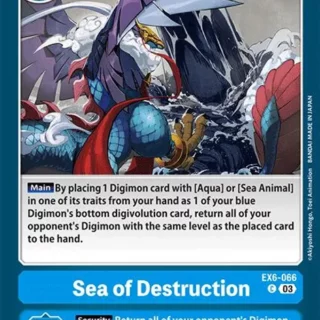 Sea of Destruction - EX6-066 C