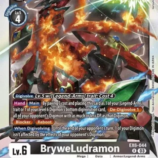 BryweLudramon - EX6-044 R