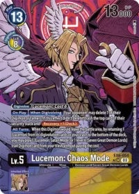 Lucemon: Chaos Mode (Alternate Art) - EX6-054 SR