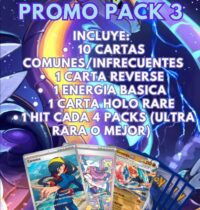 Hunter Pack 3.0 (10 cartas comunes + 1 reverse + 1 holo + 1 hit cada 4 sobres)