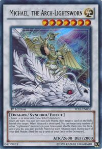 Michael the Arch-Lightsworn - SDLI-EN036 - Ultra Rare Unlimited - Inglés