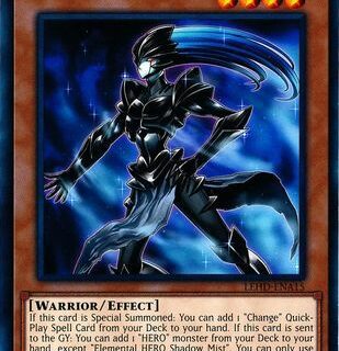 Elemental HERO Shadow Mist - LEHD-ENA15 - Common 1st Edition - Inglés