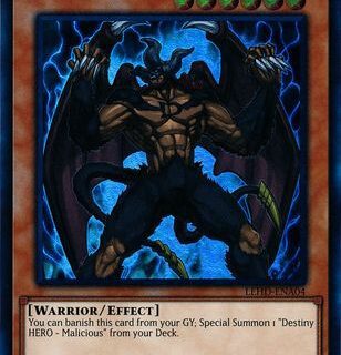 Destiny HERO - Malicious - LEHD-ENA04 - Ultra Rare 1st Edition - Inglés